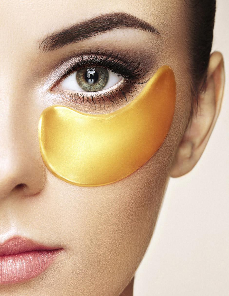 Set 15 pares mascarillas hidratantes contorno ojos de colágeno con partículas de oro 24K 3