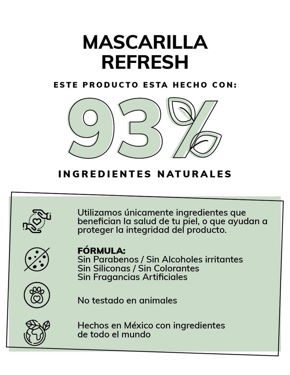 Mascarilla Refresh Hidratante con Arcillas Skin Care Facial 50g 7