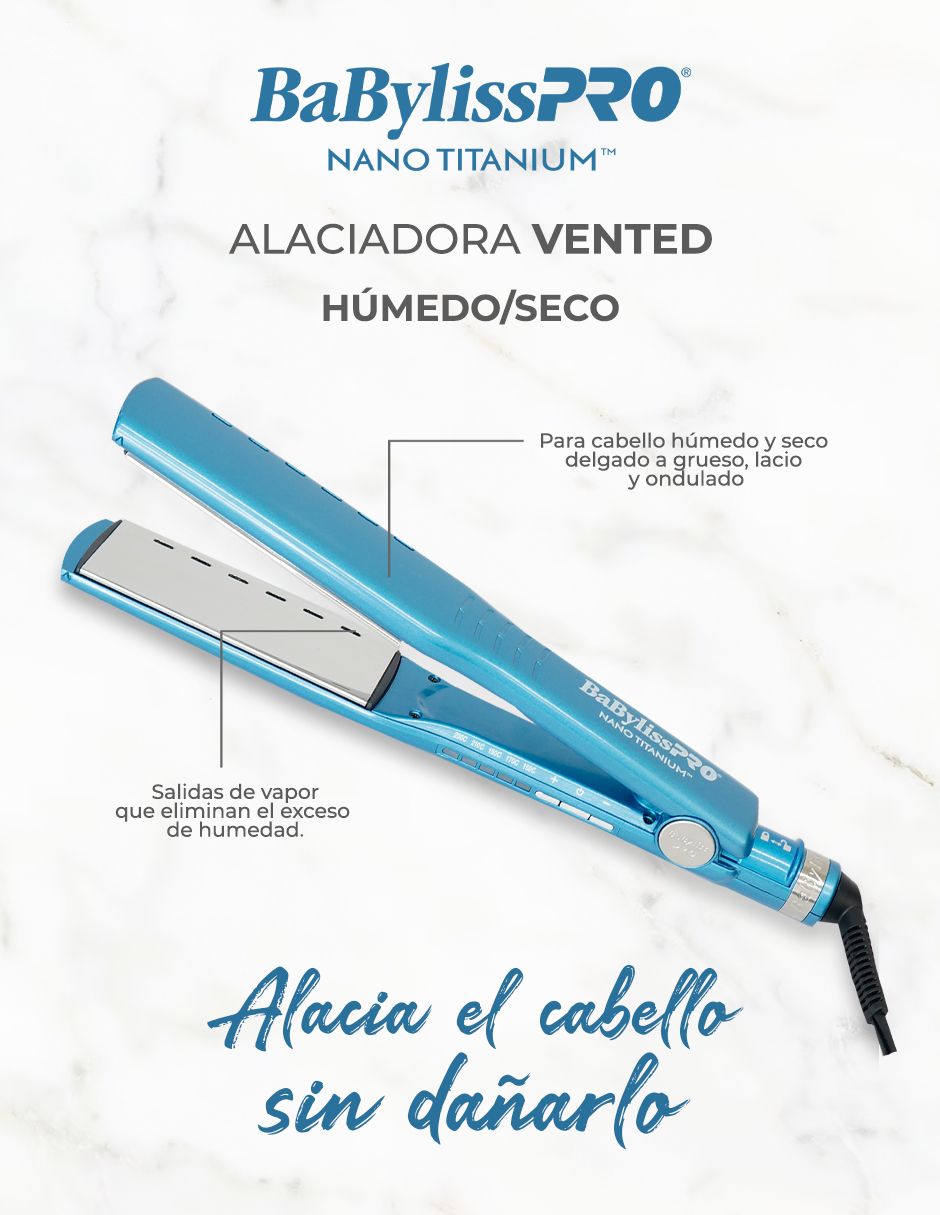 Alaciadora BNT4093TES placas de nano titanium 8