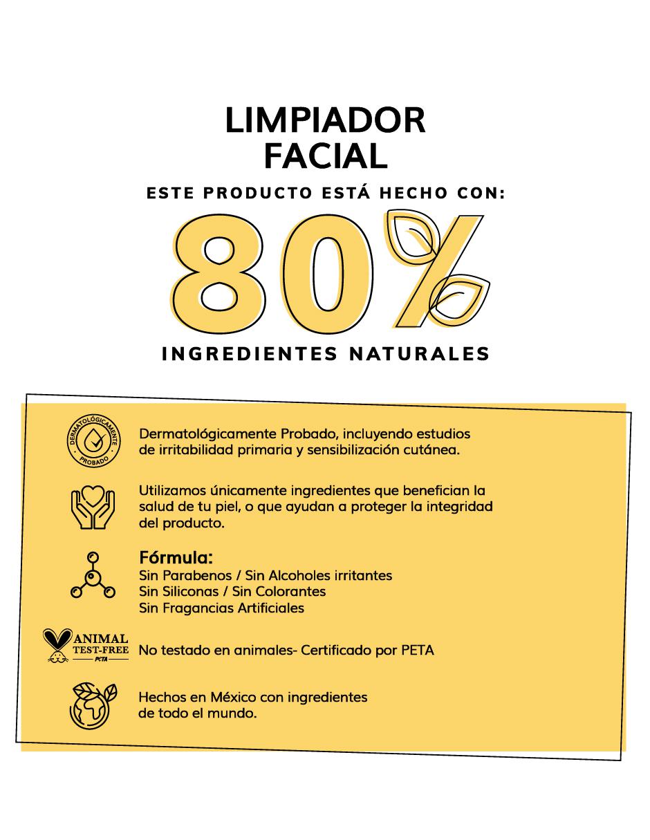 Kit Gel Limpiador + Tonico Facial con Vitamina C y Colágeno Skin Care Facial 6