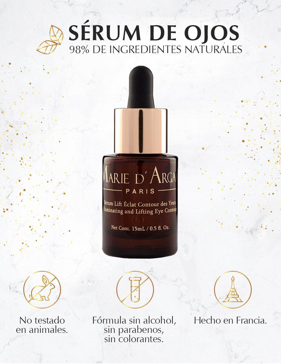 Sérum revitalizante para ojos Iluminador y Lifting todo tipo piel 5