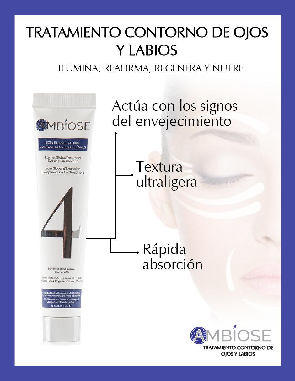 Crema para ojos recomendada para reafirmar día y noche Ambiose para todo tipo piel 4
