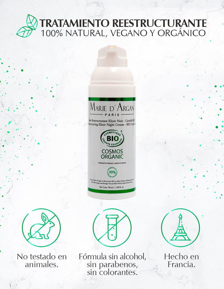 Crema facial recomendada para reafirmar de noche Línea Orgánica para piel seca 3