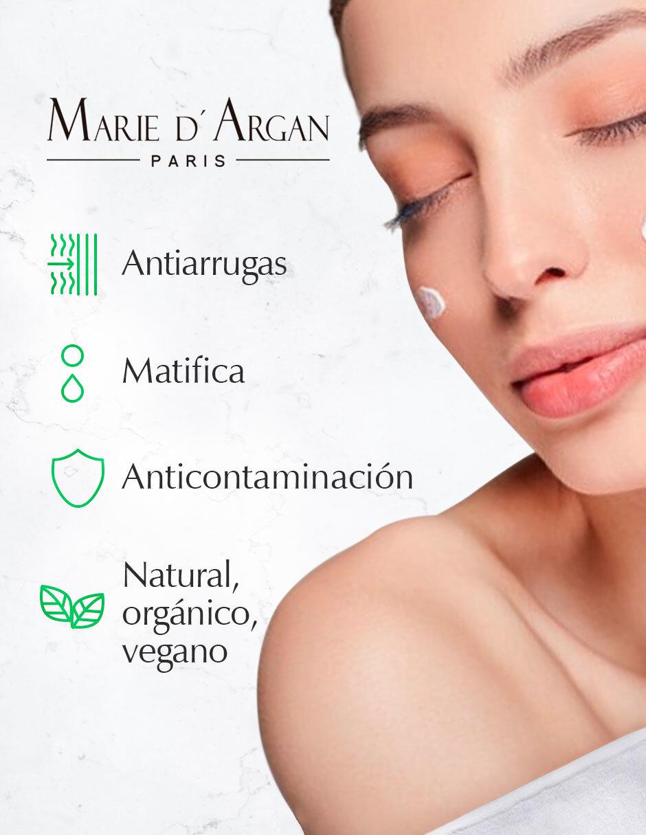 Crema facial recomendada para matificar e hidratar día Línea Orgánica para todo tipo piel 2