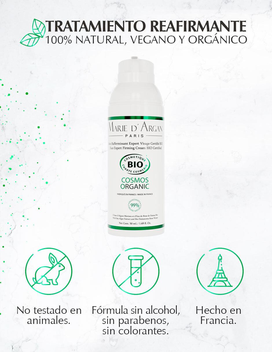Crema facial recomendada para reafirmar de día y noche Línea Orgánica para todo tipo piel 3