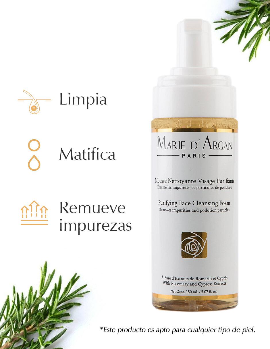 Espuma limpiadora purificante para rostro Marie D'Argan 3