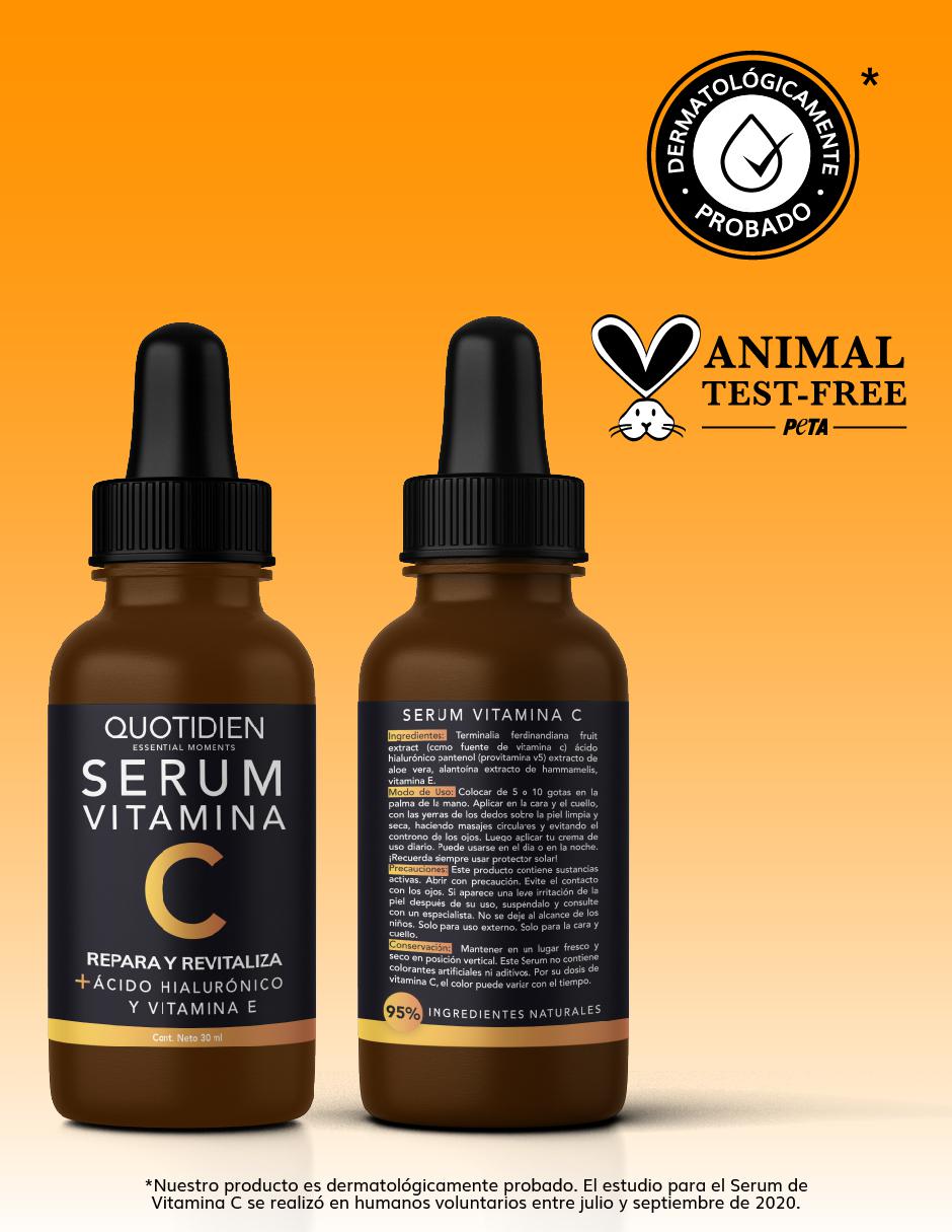 Kit Serum Vitamina C + Suero Acido Hialuronico + Niacinamida Skin Care Hidratante Facial 2