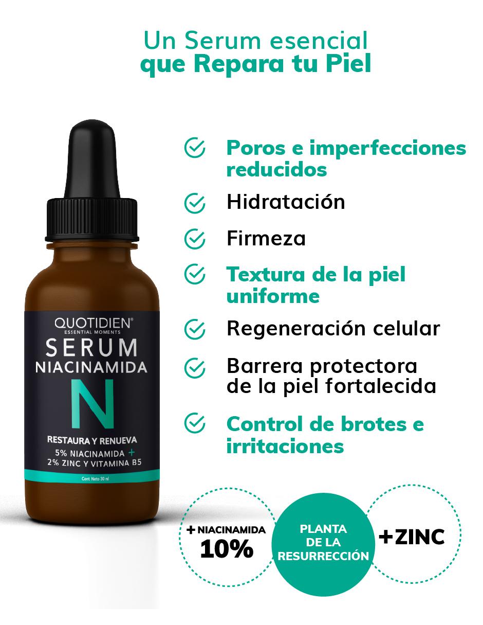 Kit Serum Vitamina C + Suero Acido Hialuronico + Niacinamida Skin Care Hidratante Facial 6