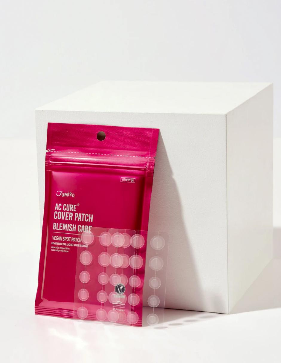 Serum de ácido hialurónico Farm Stay + Jumiso AC Cure Vegan Cover Patch Blemish facial Sin familia o colección de piel grasa