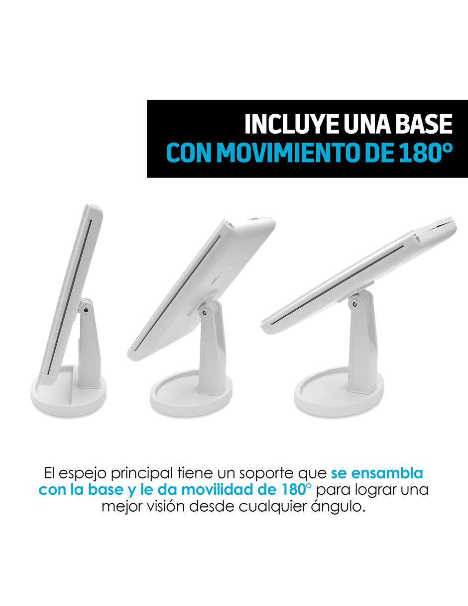 Espejo para maquillaje con luz 8