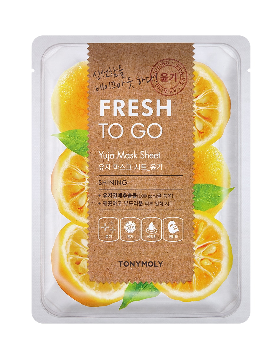 Yuja Mask Sheet para revitalizar Fresh To Go 1