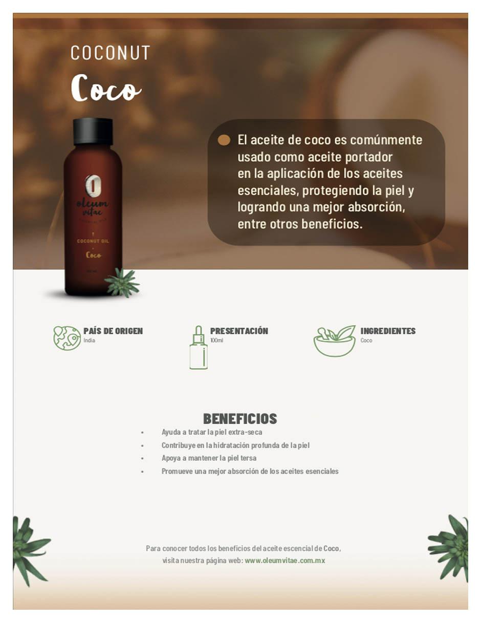 Aceite esencial de coco 100 ml 3