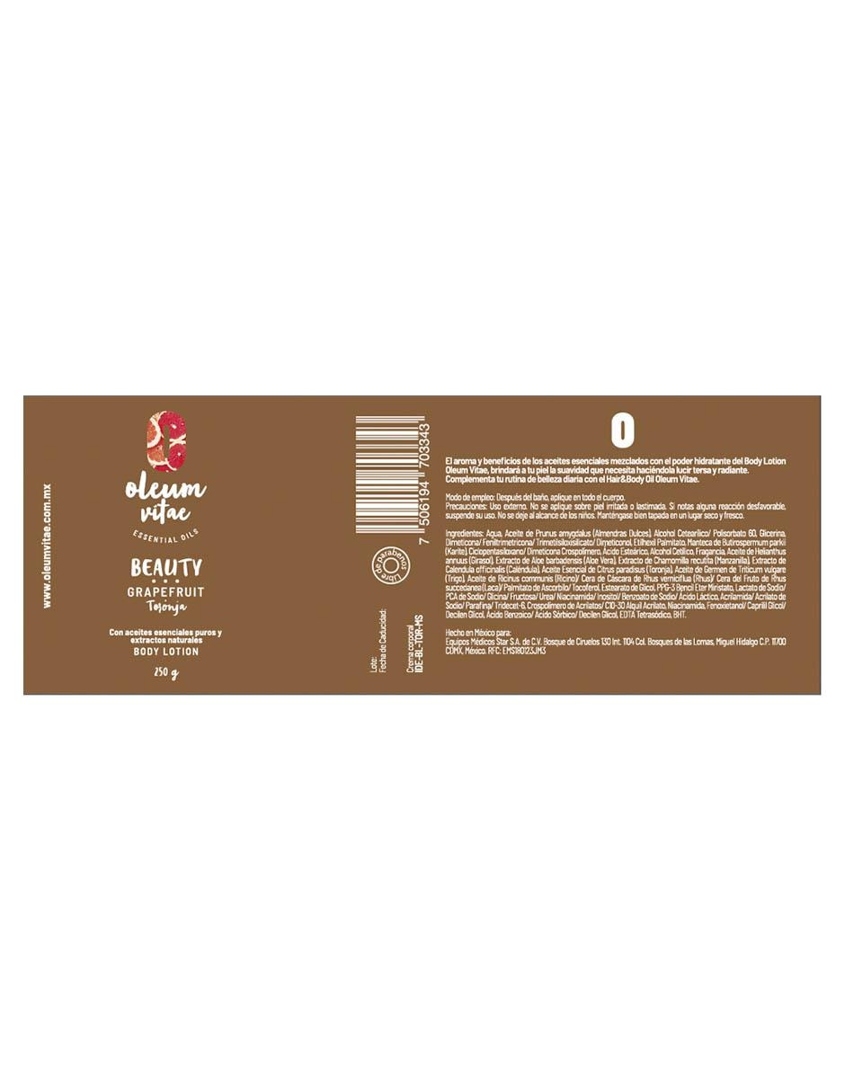Body lotion Grapefruit unisex 3