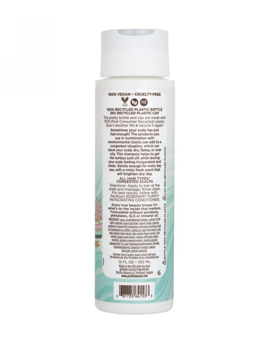 Shampoo para cabello Purify Invigorating Rosemary 2