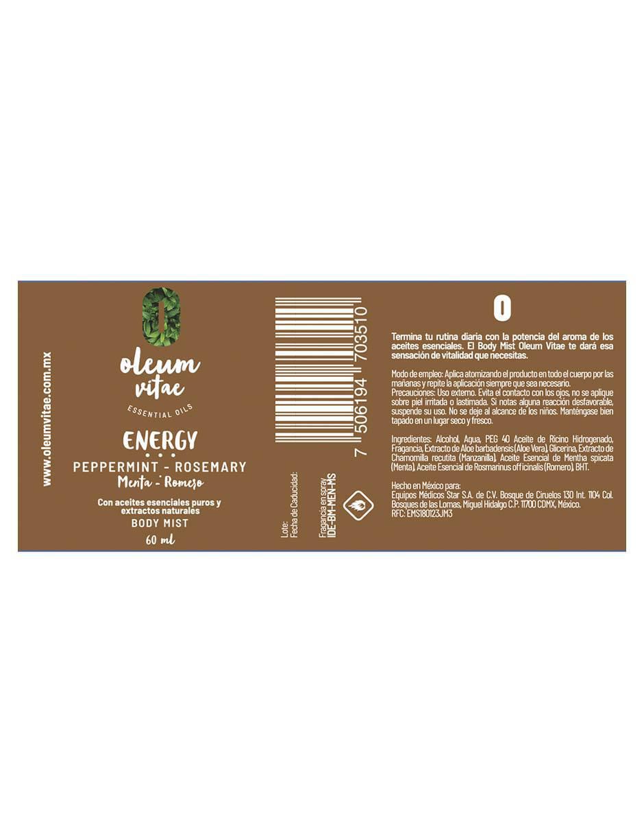 Body mist Peppermint-Rosemary unisex 3