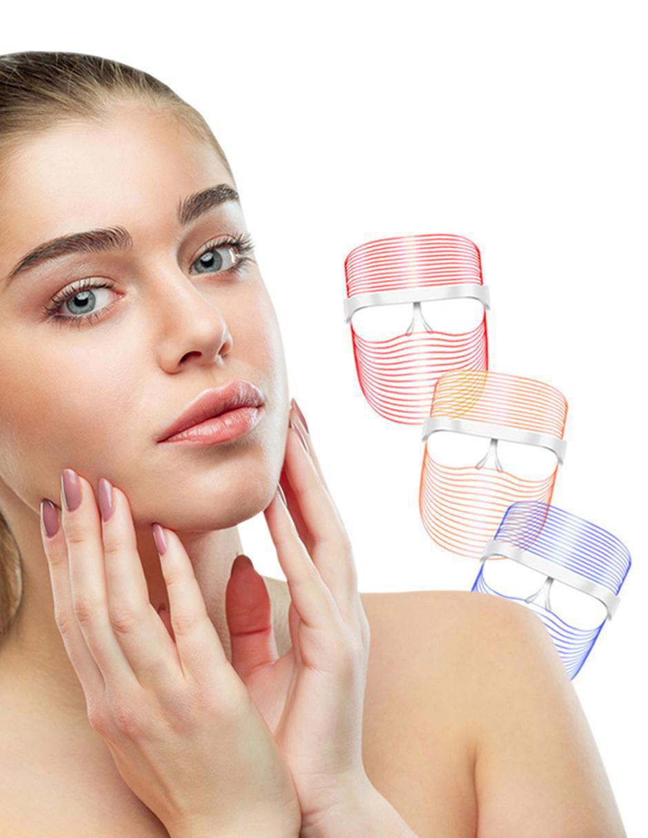 Mascarilla facial de luz LED 3