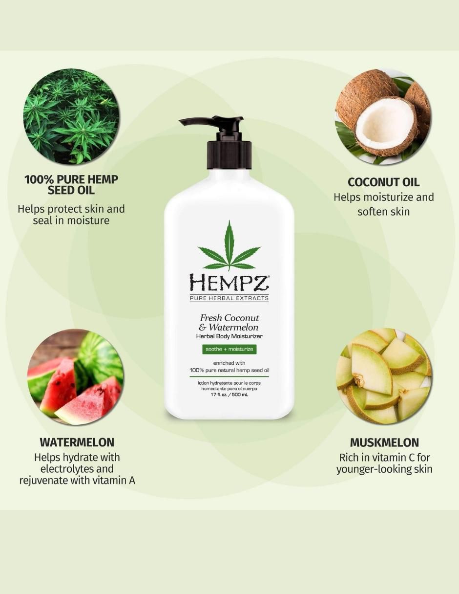 Loción hidratante Pure Herbal Extracts Fresh Coconut & Watermelon 2