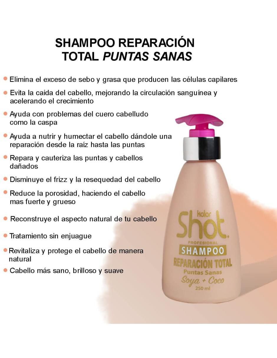 Shampoo para cabello Puntas Sanas Kolor Shot 3