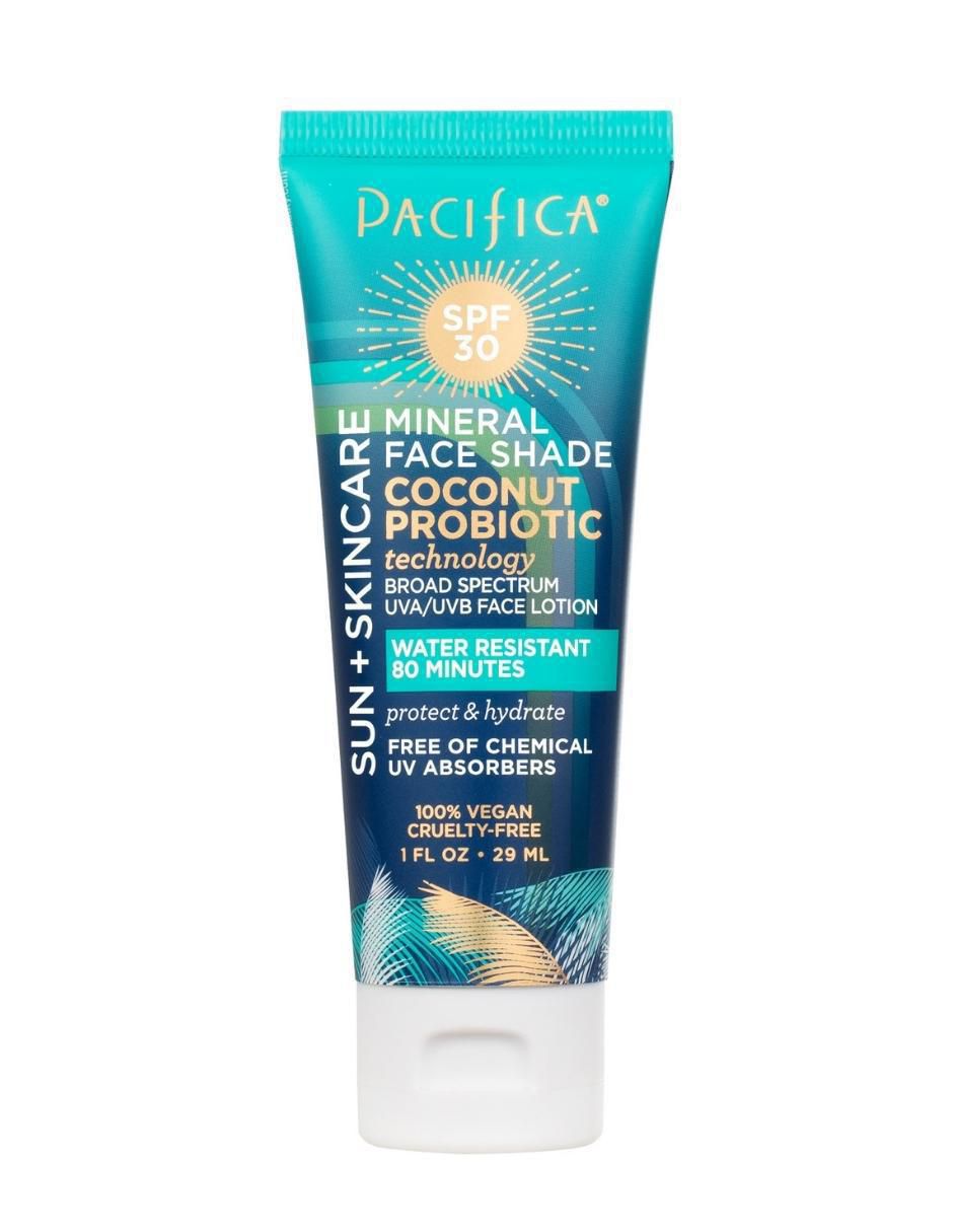 Protector solar FPS 30 Mineral Face Shade Coconut Probiotic 50 ml Protector solar FPS 30 Mineral Face Shade Coconut Probiotic 50 ml