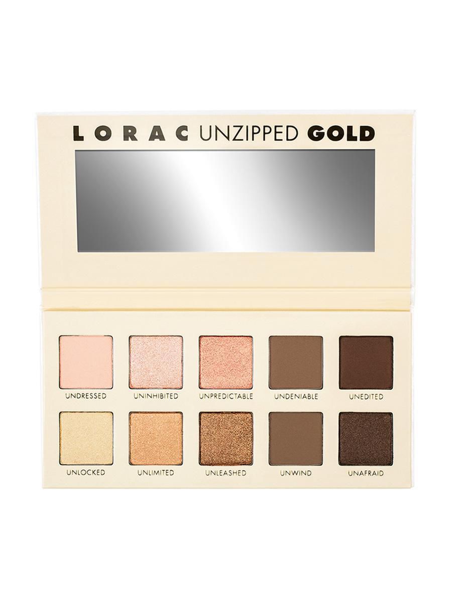 Sombra para ojos Unzipped Gold 10 tonos