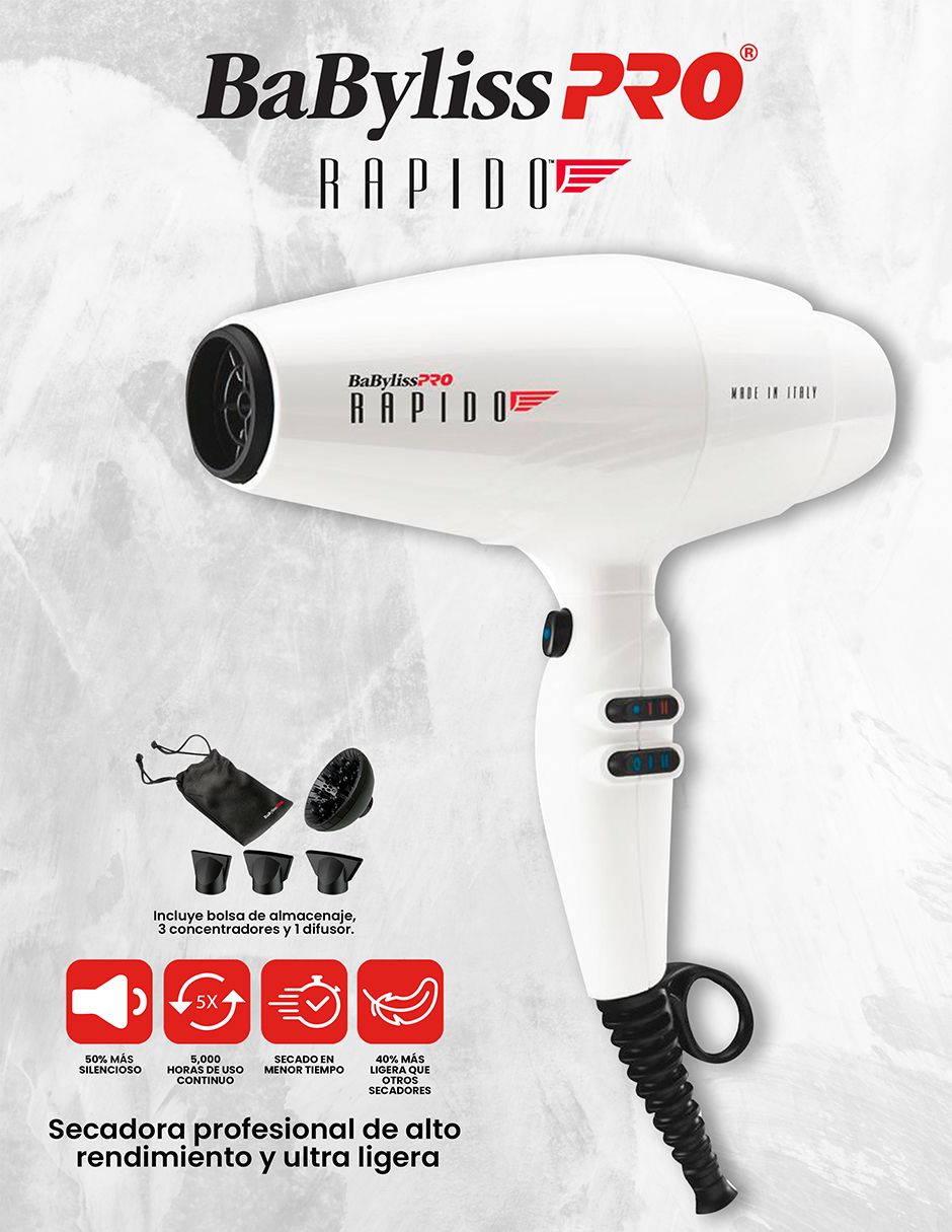 Secadora de cabello Babfw7000es 8