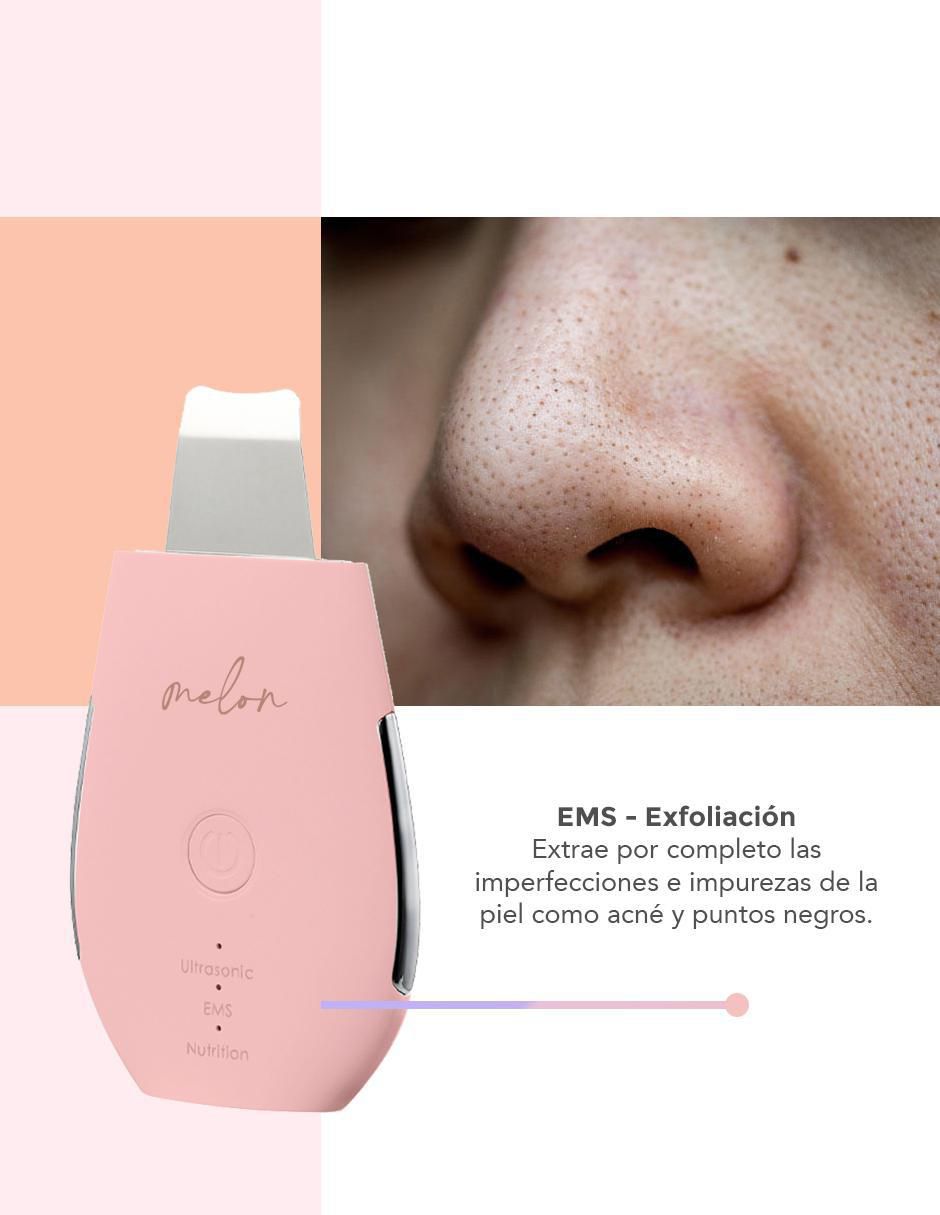 Kit Espátula Ultrasonic + Crema hidratante Melon Beauty 5