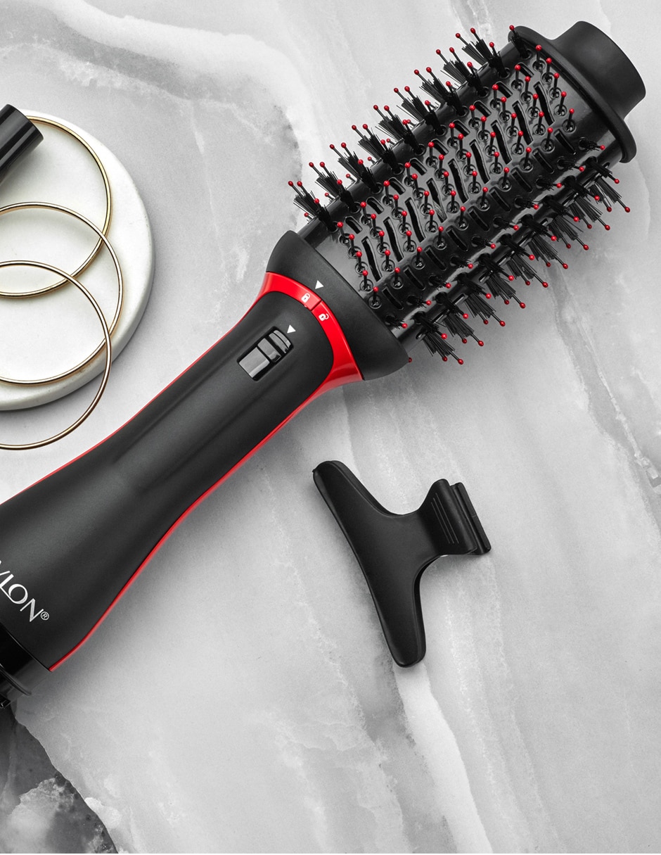 REVLON One-Step Plus 2.0 - Secadora, voluminizador de cabello y cepillo de  aire caliente, secado y peinado (color negro)