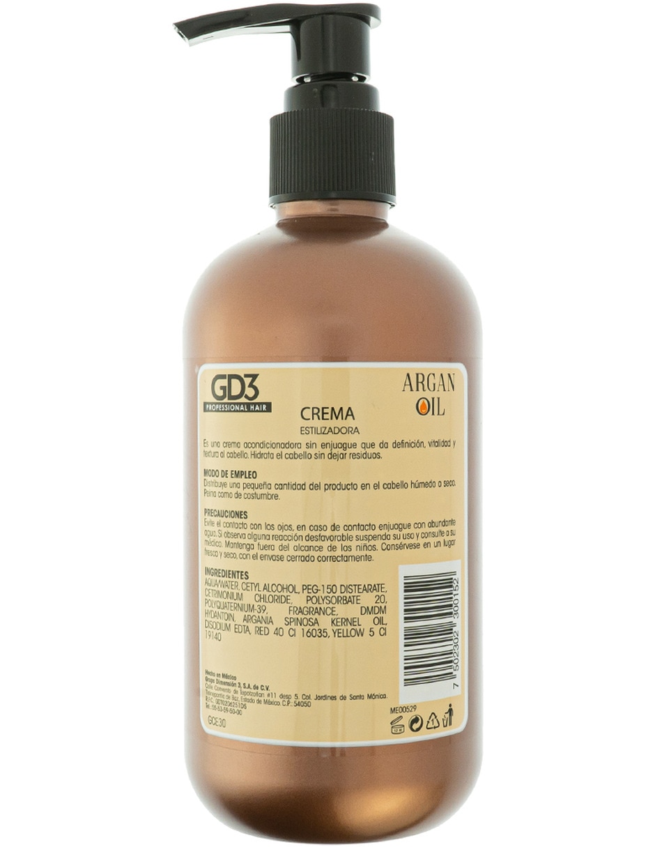 Crema para todo tipo de cabello Argan para antifrizz 2