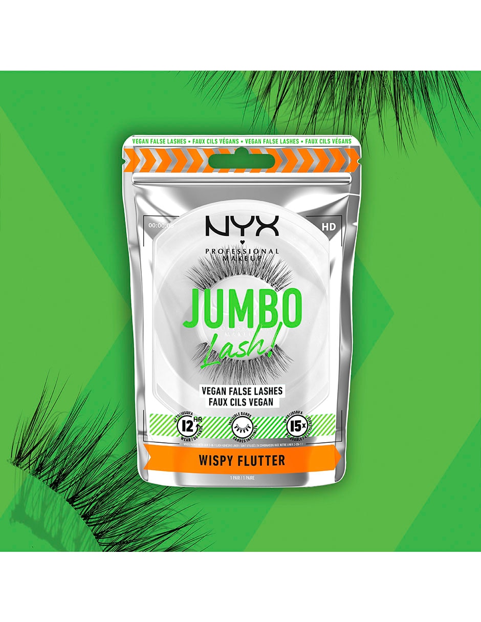 NYX JUMBO LASH ENE,NEGRO INTENSO,UNITALL