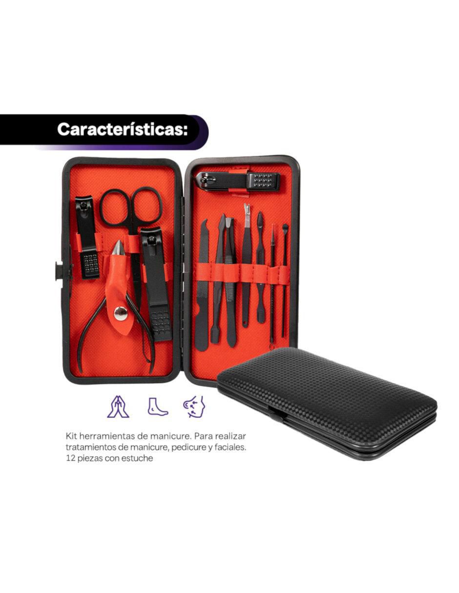Set de manicure manual de acero inoxidable 3