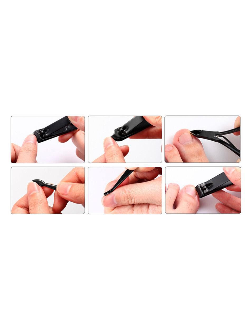 Set de manicure manual de acero inoxidable 6