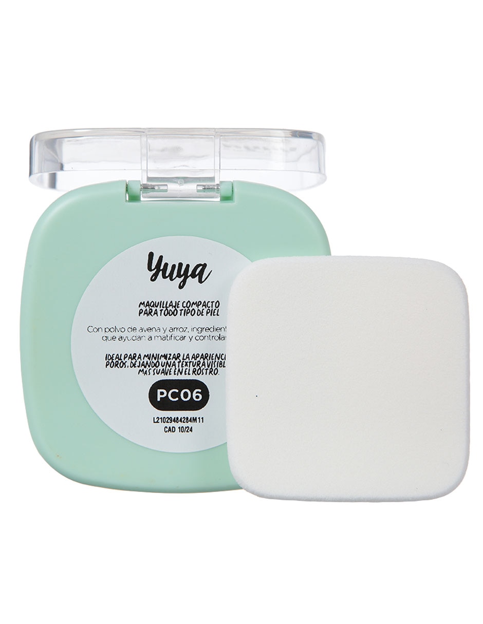 POLVOS COMPACTOS YUYA,SALMÓN