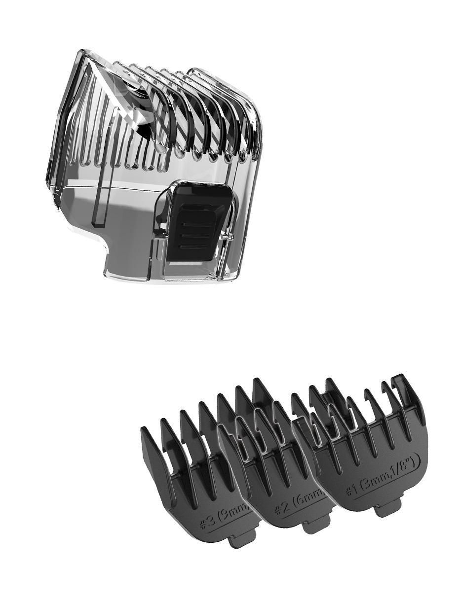 Recortadora para cabello, barba y cuerpo PG6020B 4