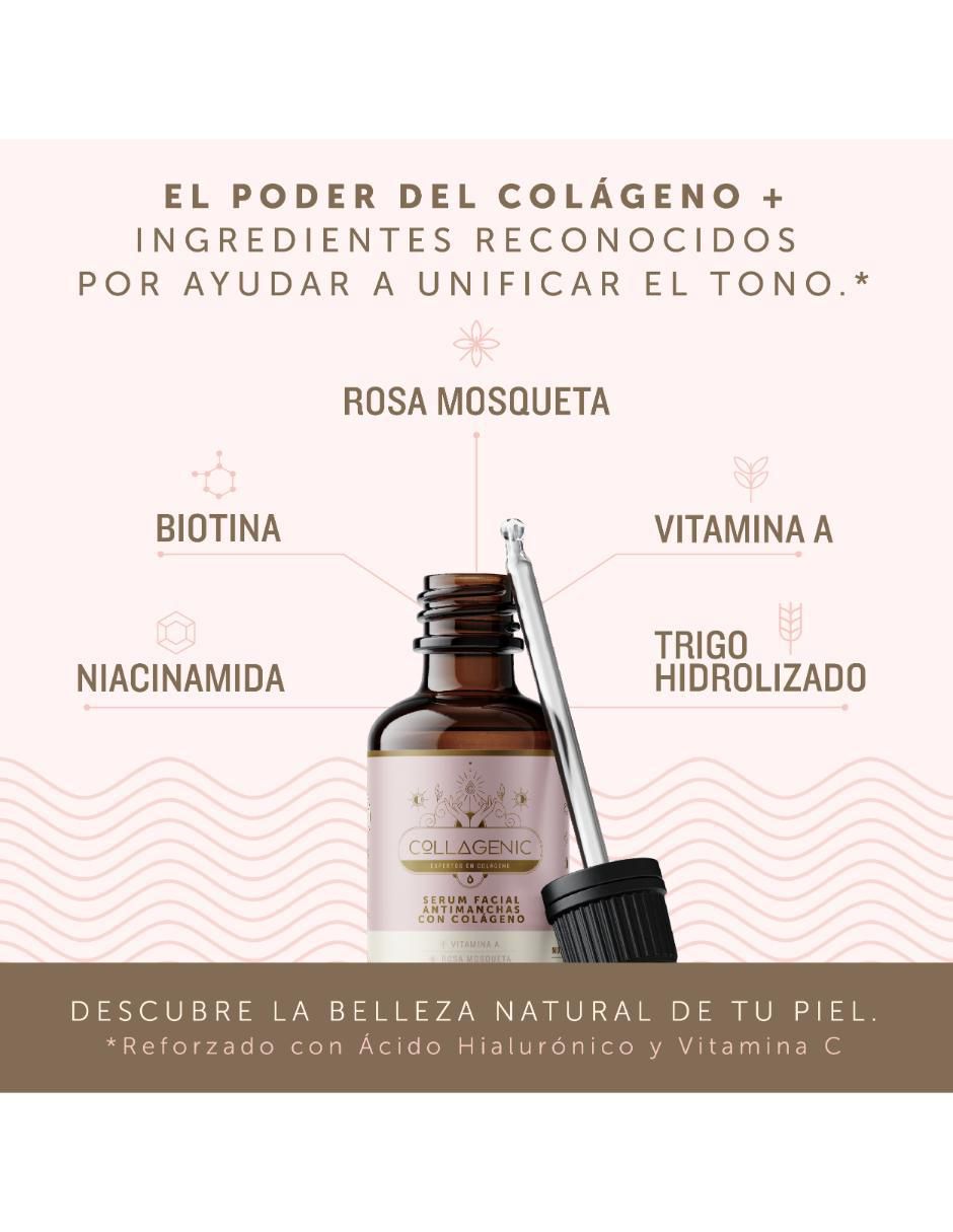 Serum antimanchas para rostro 10% Niacinamida Colágeno 50 ml 2