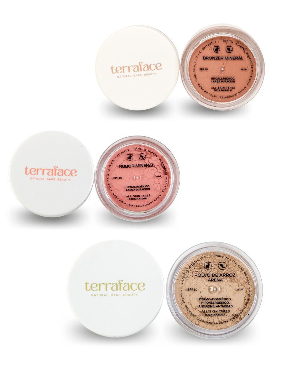 Set maquillaje Terraface Natural Bare Beauty
