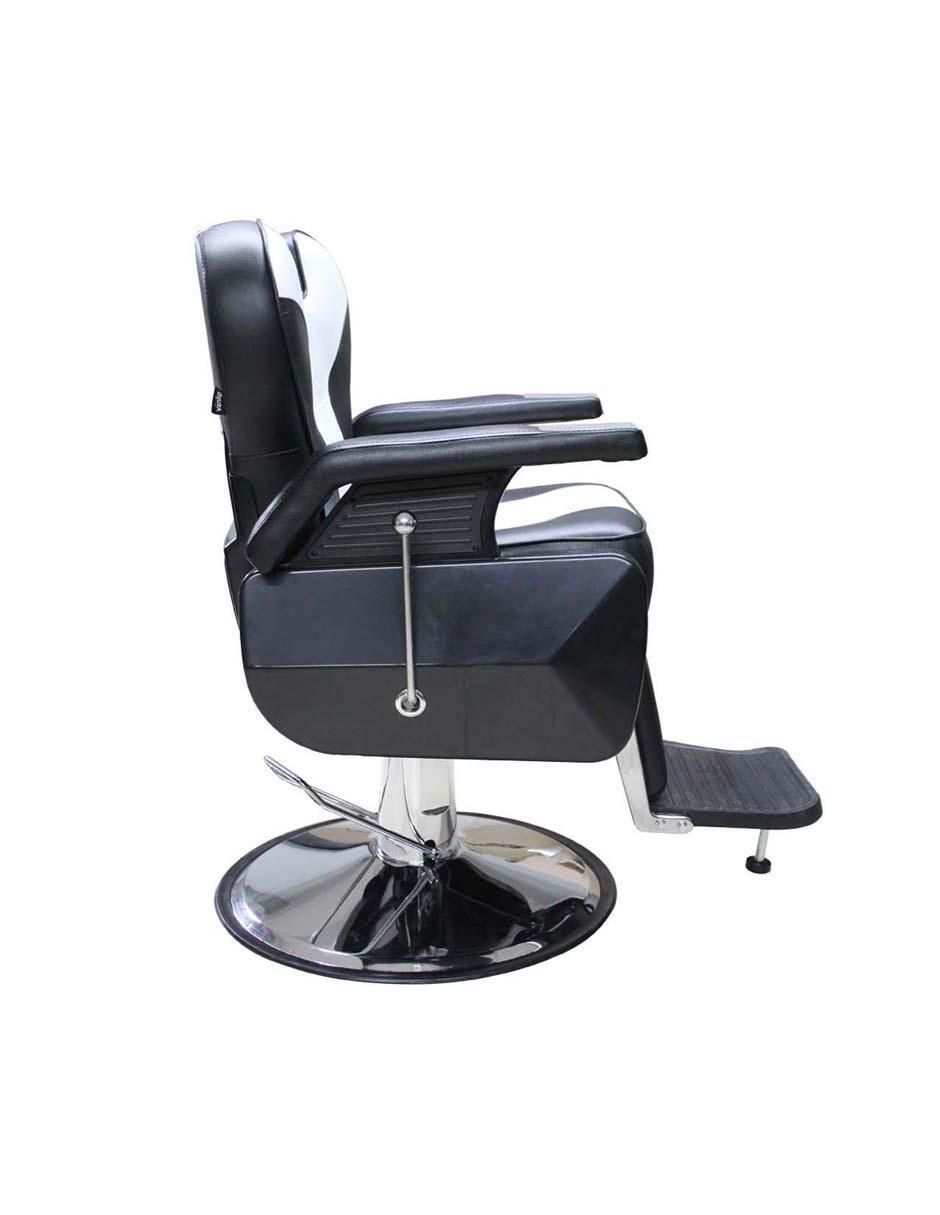 Sillón para barbería estilo clásico renovado de acero 2