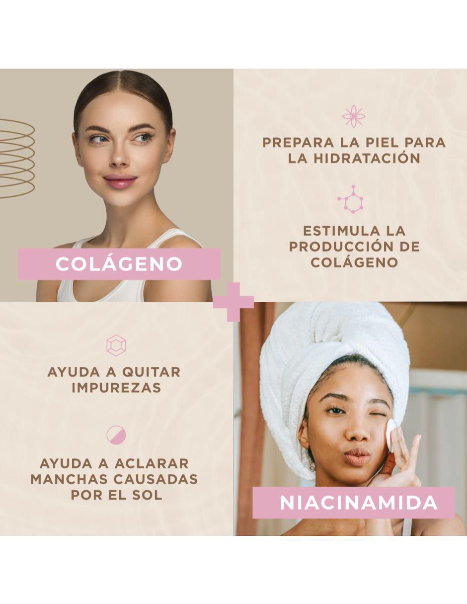 Tónico facial Anti Manchas Niacinamida Colágeno 2