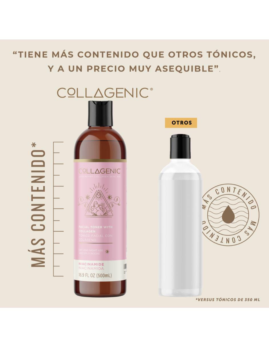 Tónico facial Anti Manchas Niacinamida Colágeno 4