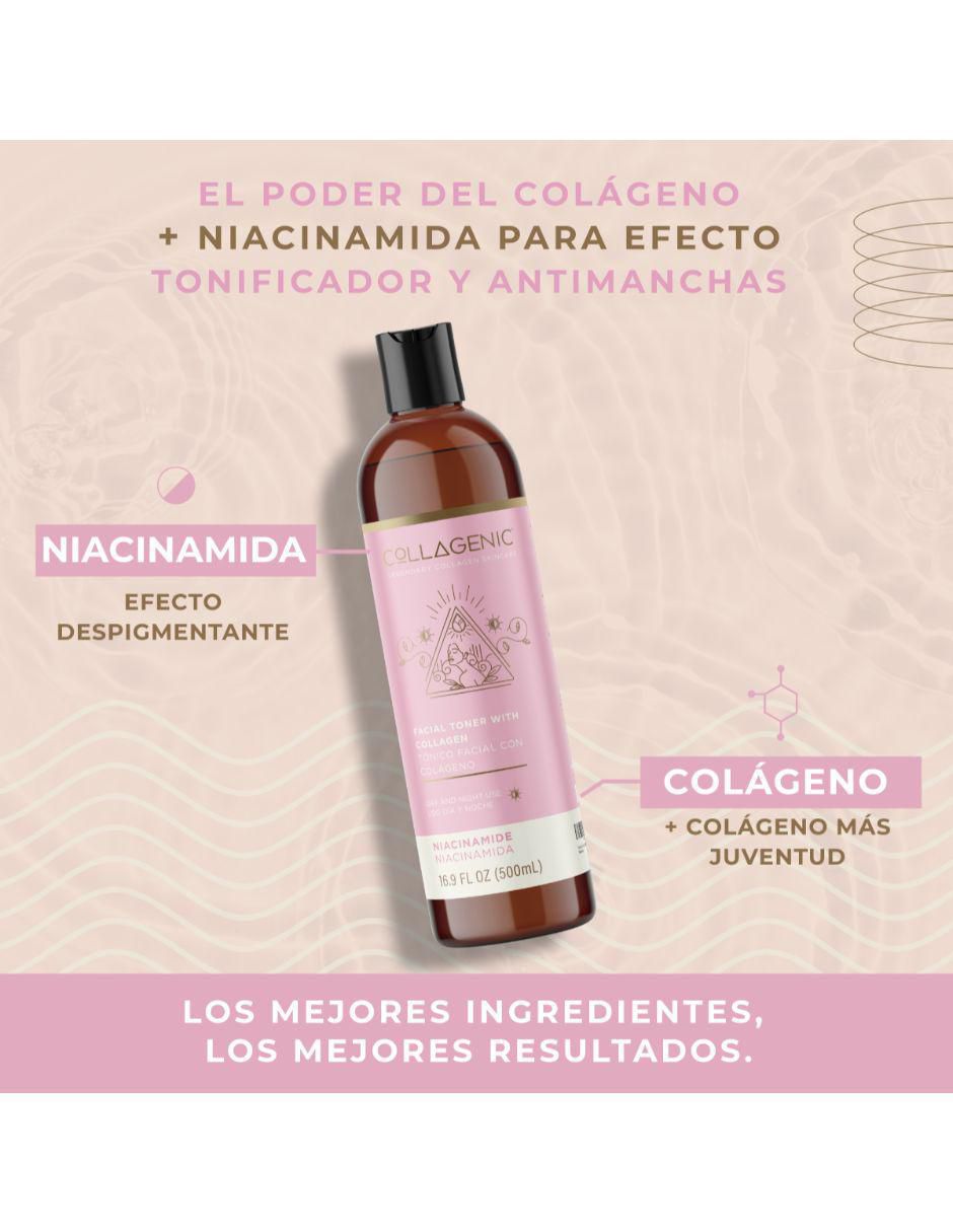 Tónico facial Anti Manchas Niacinamida Colágeno 6