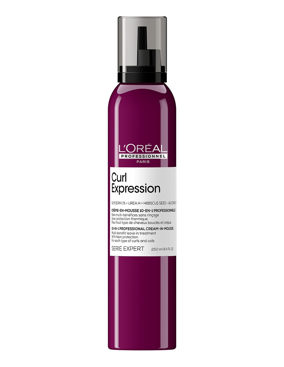 Mousse para cabello rizado Curl expression 10 en 1 para aportar volumen