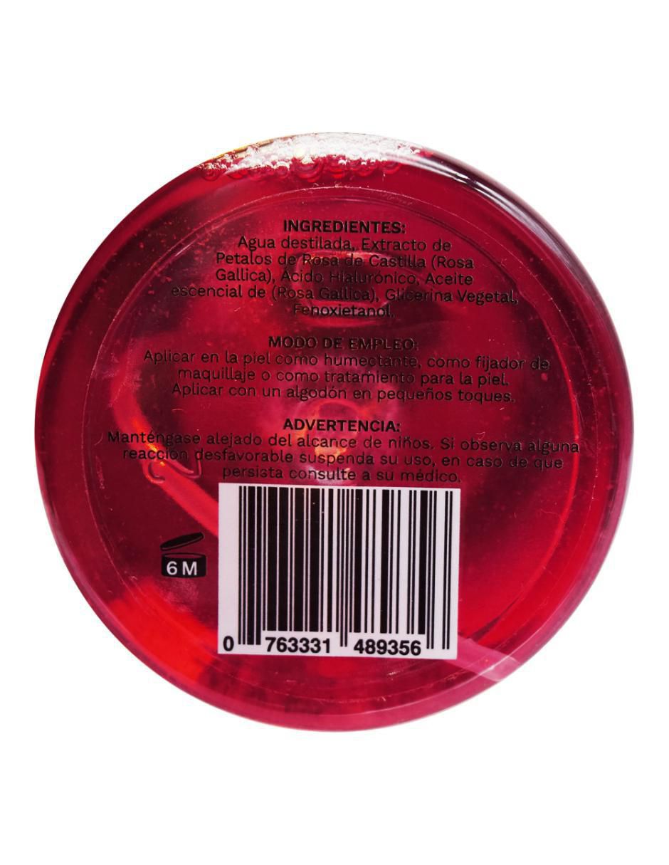 Hidratante facial Agua de Rosas con ácido hialurónico 3