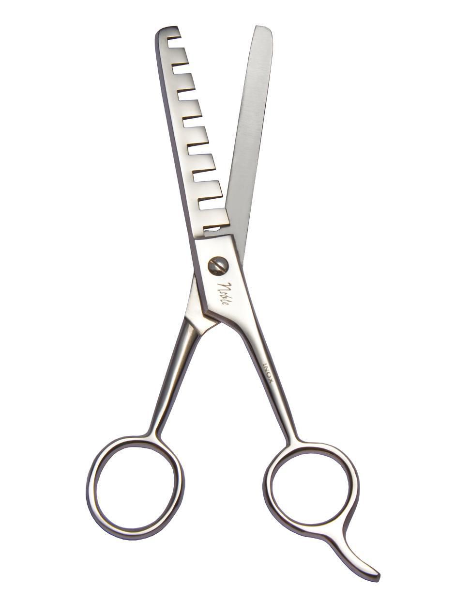 Tijeras para peluquería punta redonda E065 2