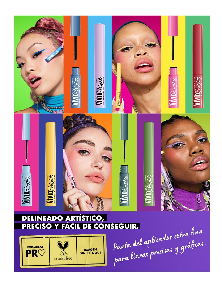 NYX VIVID BRIGTS LIQUID LINER,COBALTO