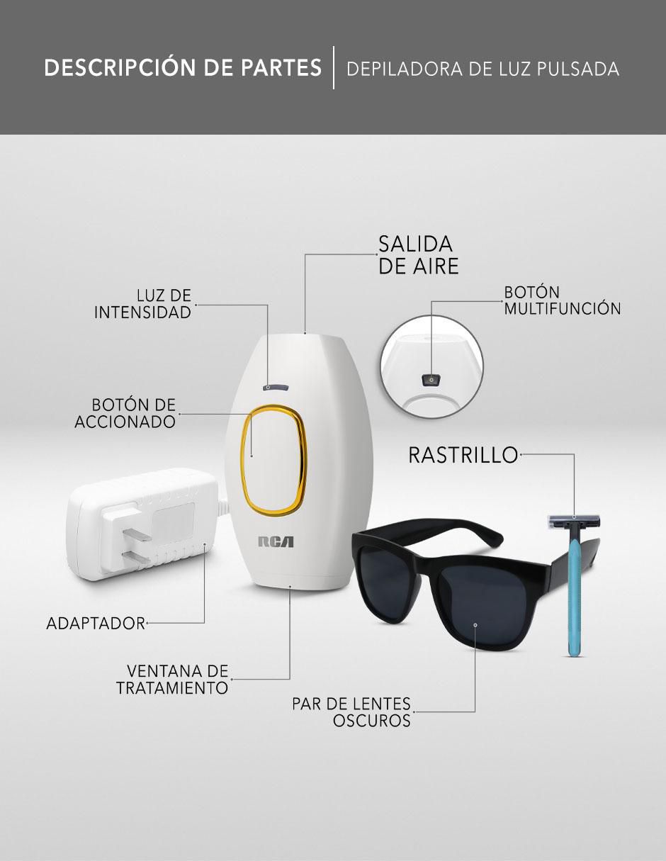 Depiladora IPL para rostro y cuerpo Rca RC-IPL Liverpool