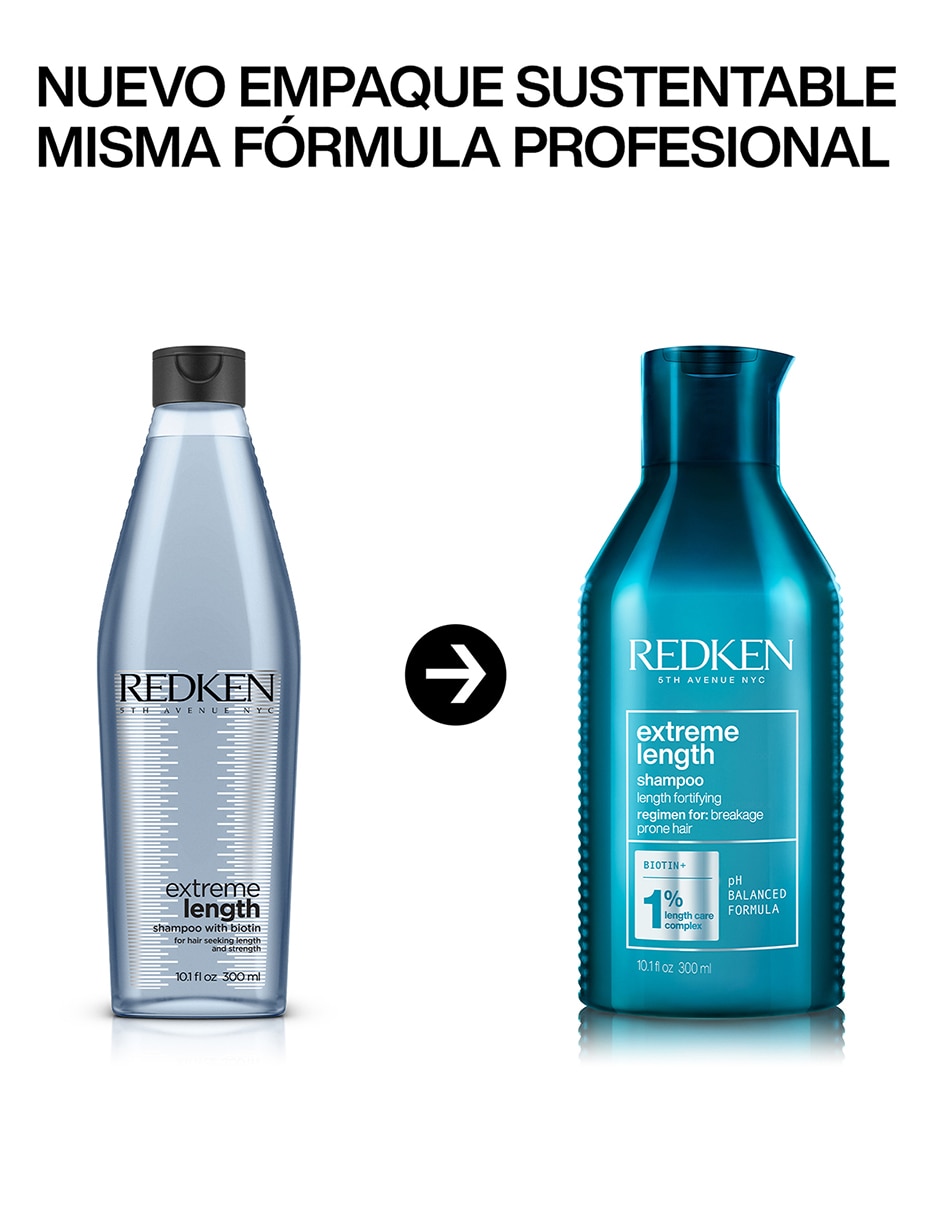 Shampoo anticaída para cabello fino Extreme Length 4