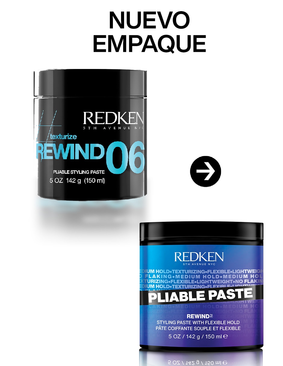 Pasta para cabello pasta para todo tipo de cabello piable paste styling 150 ml redken styling 2