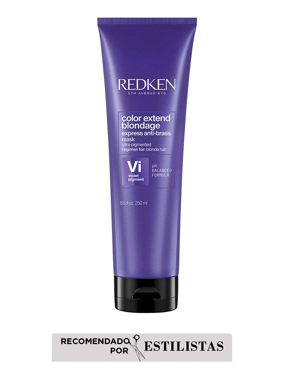Mascarilla Express Anti-Brass Color Extend Blondage para tonificar Redken 3