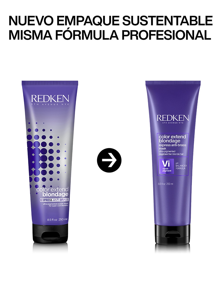 Mascarilla Express Anti-Brass Color Extend Blondage para tonificar Redken 4