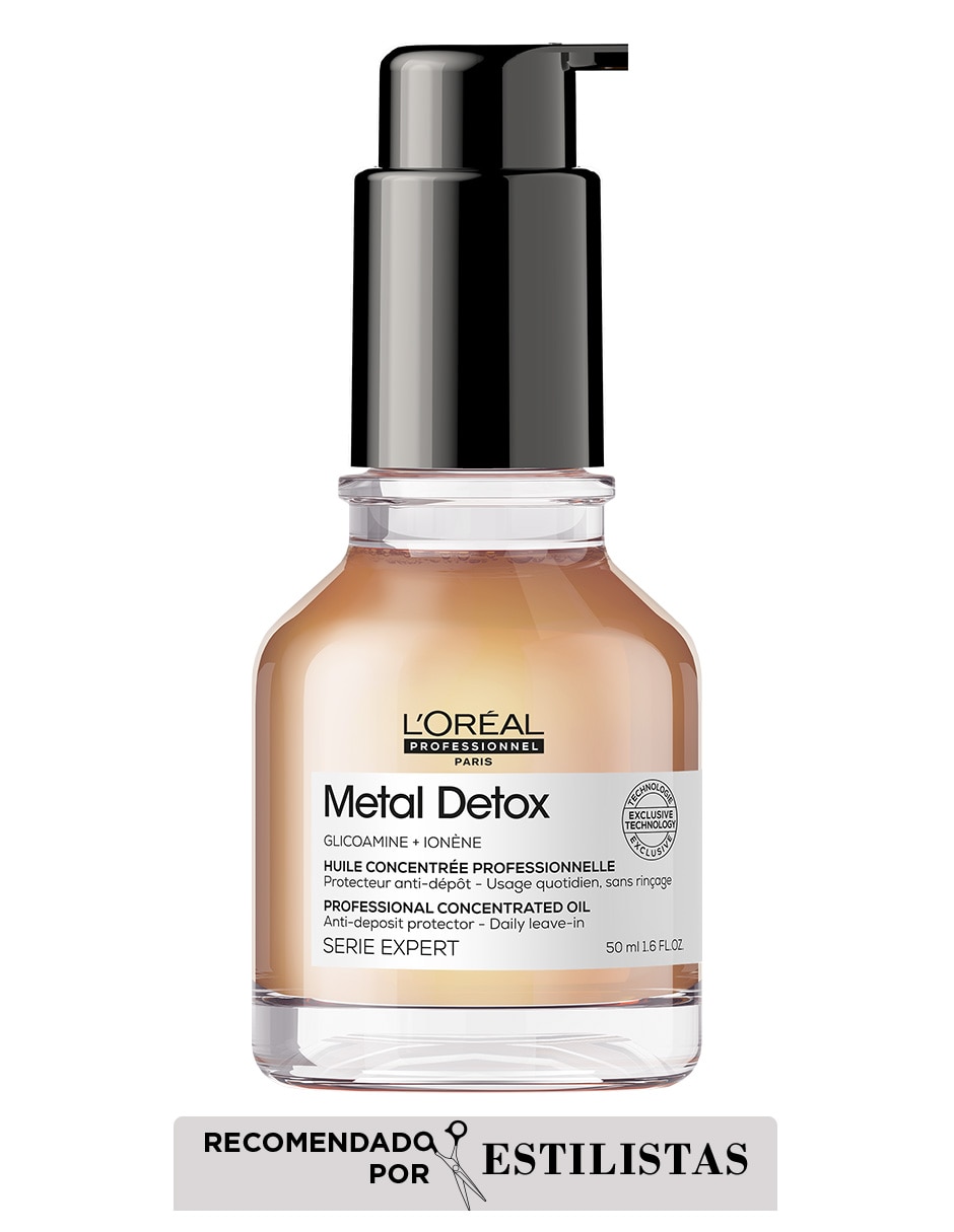 Sérum en aceite concentrado detoxificante para todo tipo de cabello Metal detox 50 ml 2