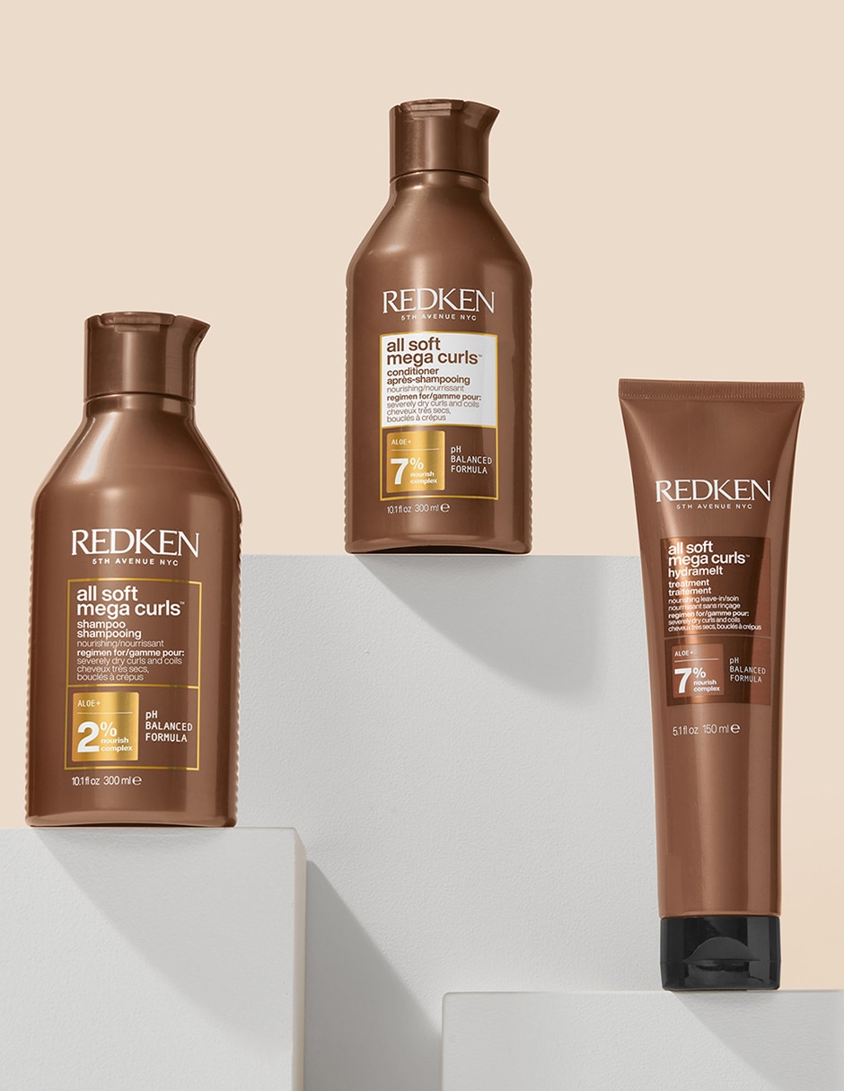 Shampoo hidratante para cabello rizado All soft mega curls 3